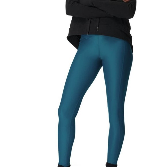 Sweaty Betty High Shine rise waist full Length leggings Teal Blue new S small - Picture 1 of 10